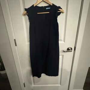 J. McLaughlin Elegant Navy Midi Dress